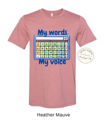 My Words My Voice Kids Tee