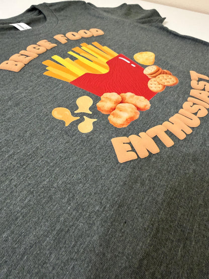 Beige Foods Enthusiast Kids Puff Tee