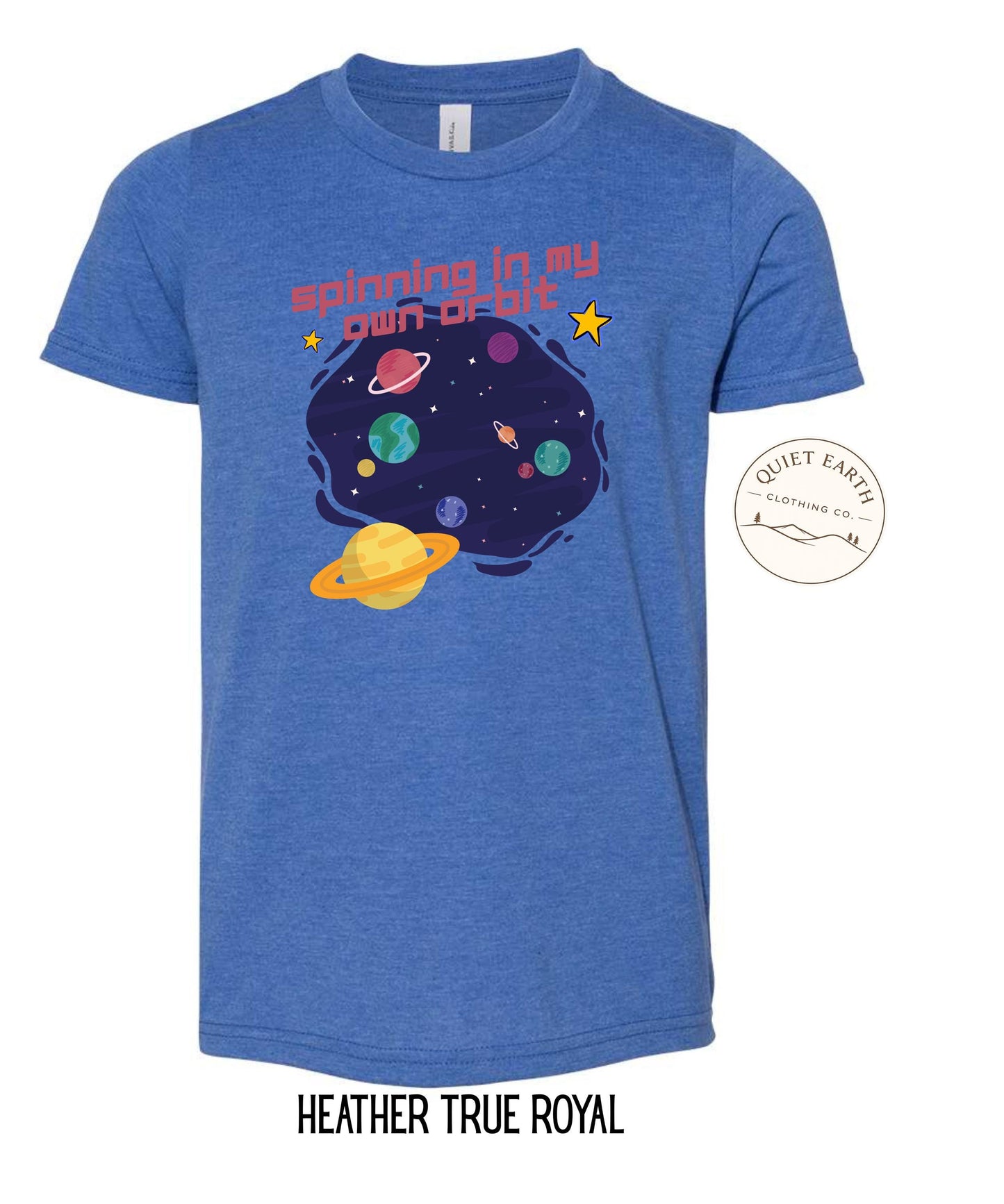 Spinning In My Own Orbit Kids Tee