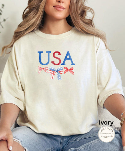 Patriotic Bow Tee