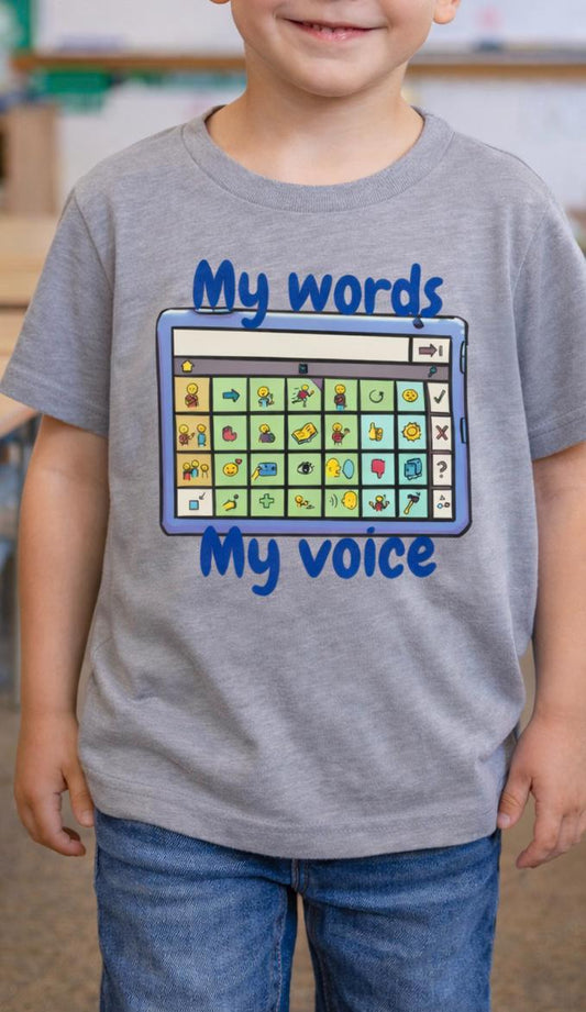 My Words My Voice Kids Tee