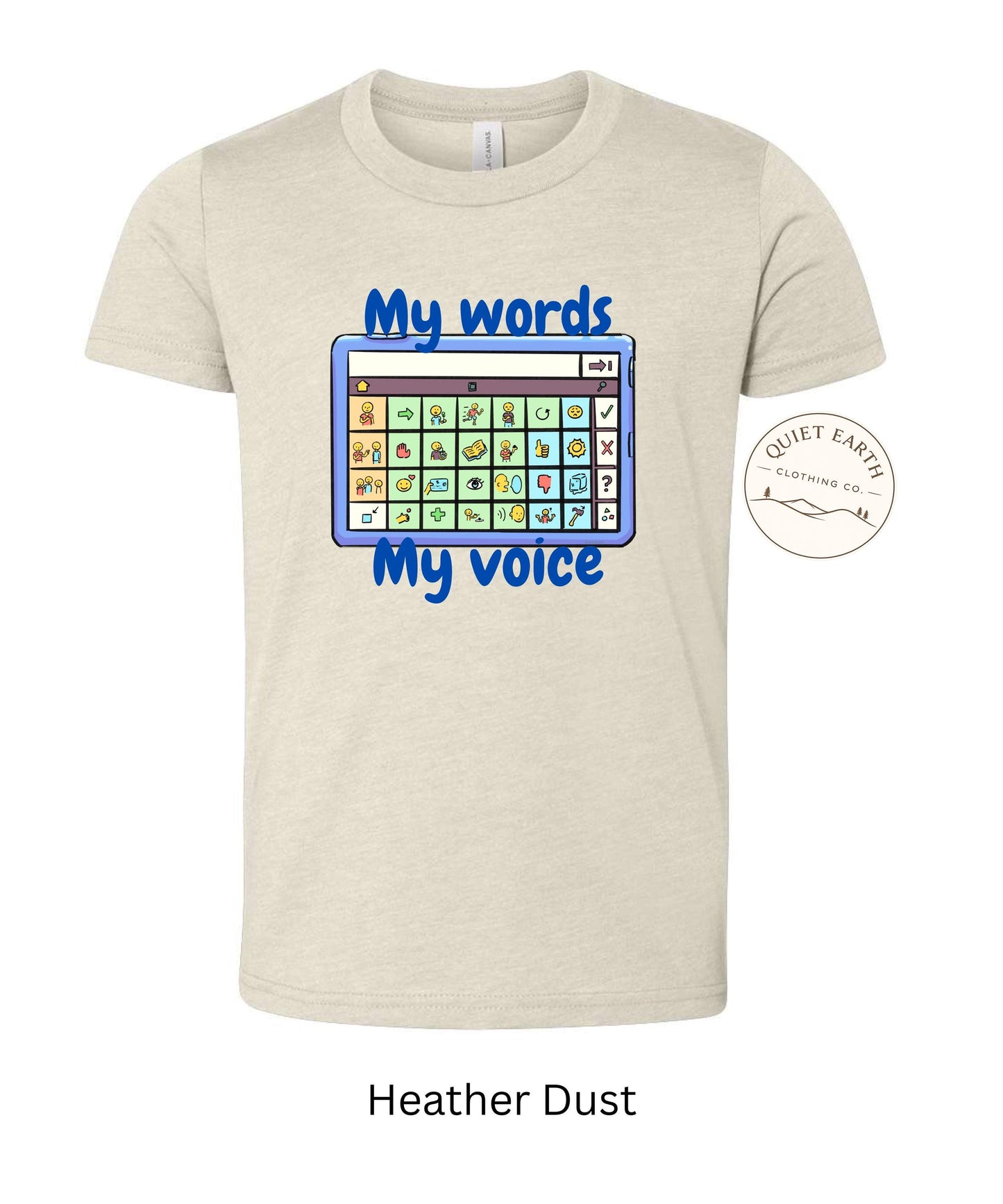 My Words My Voice Kids Tee
