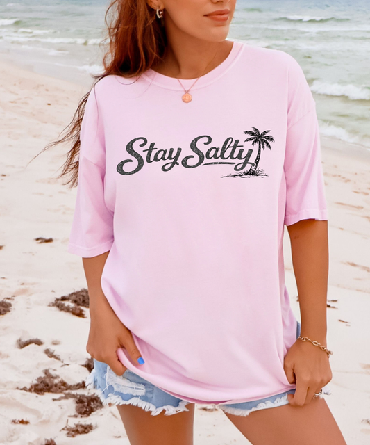 Stay Salty Palm Tree Tee