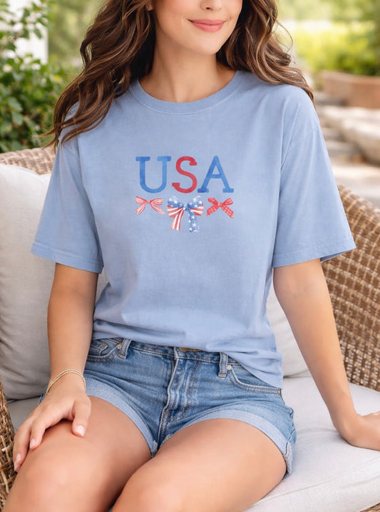 Patriotic Bow Tee