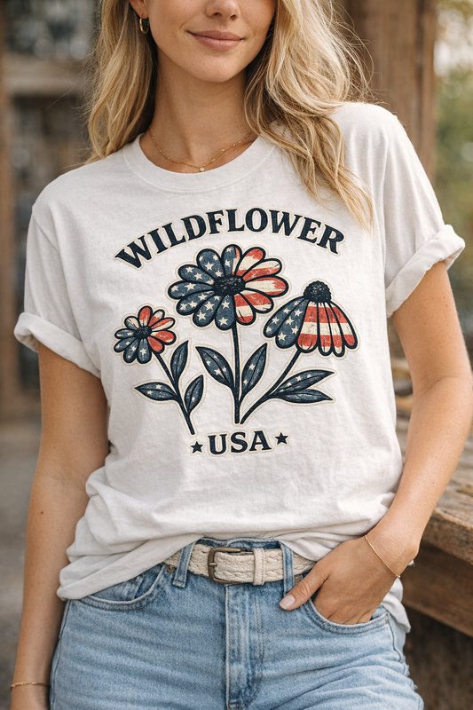Wildflower USA Tee