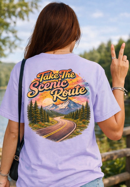 Take The Scenic Route Tee