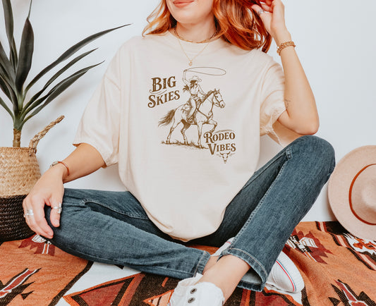 Big Skies, Rodeo Vibes Tee