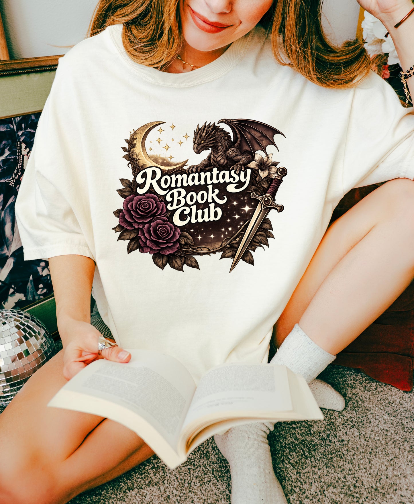 Romantasy Book Club Tee