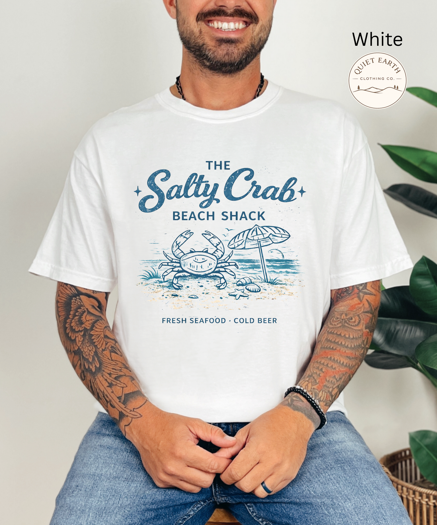 Salty Crab Beach Shack Tee