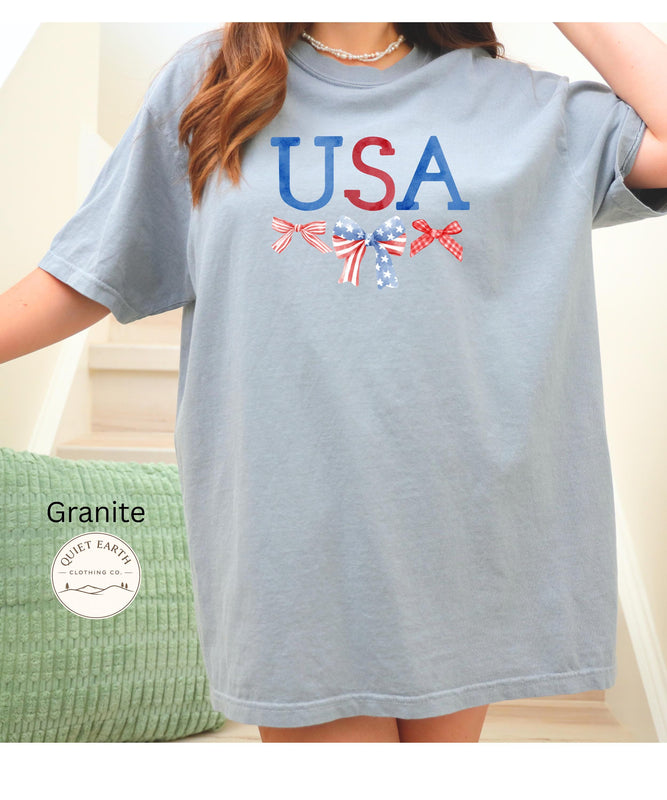 Patriotic Bow Tee
