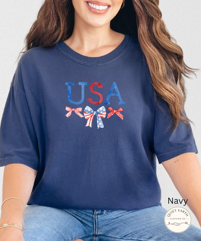 Patriotic Bow Tee