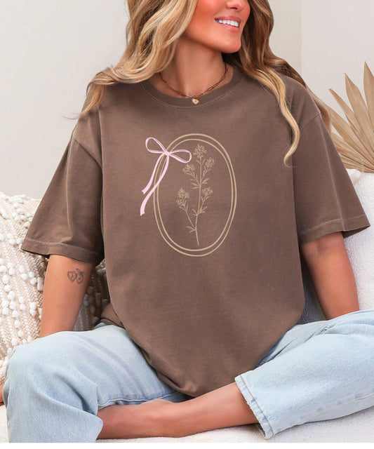 Floral Bow Women’s Tee