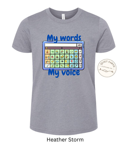 My Words My Voice Kids Tee
