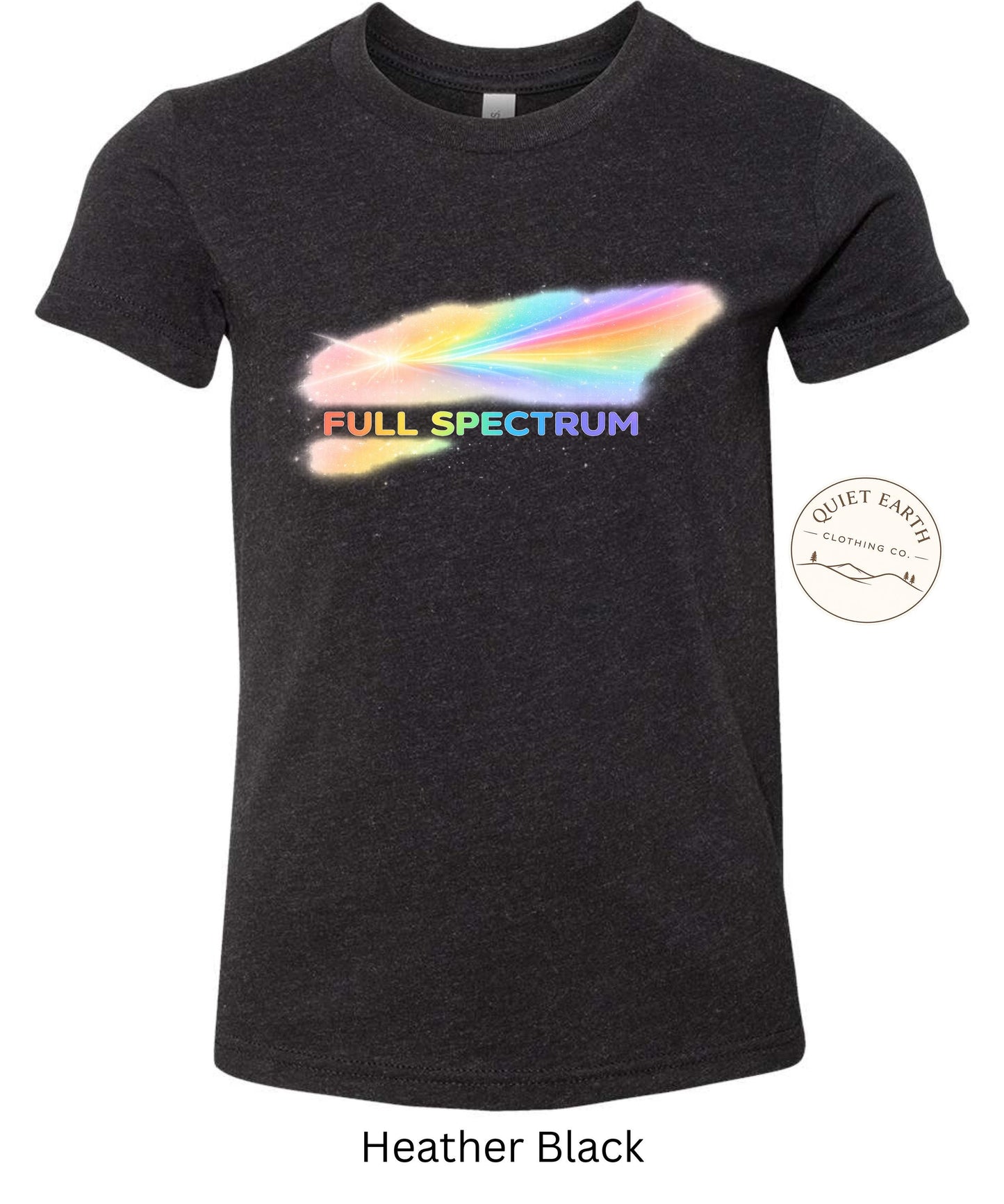 Full Spectrum Autism Awareness Shirt for Kids – Rainbow Prism Graphic Tee