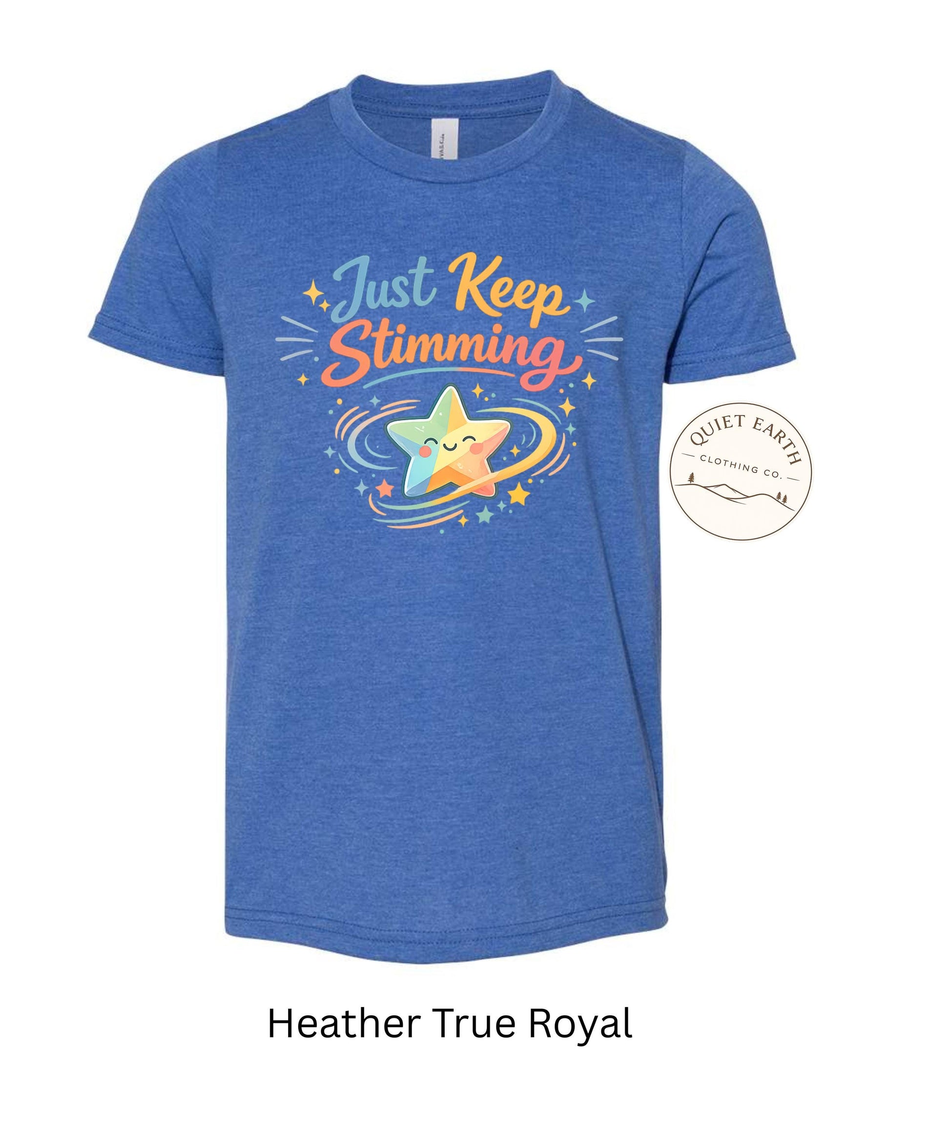 Just Keep Stimming Shirt for Kids | Autism Awareness T-Shirt | Sensory Friendly Tee