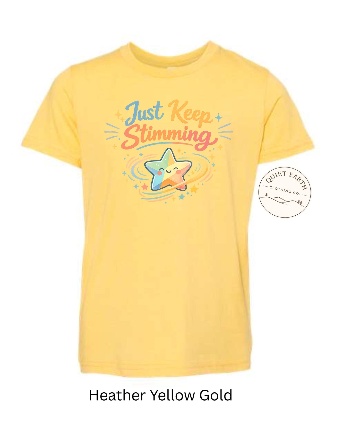 Just Keep Stimming Shirt for Kids | Autism Awareness T-Shirt | Sensory Friendly Tee